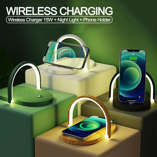 Foldable Wireless Charger & Night Light Wireless